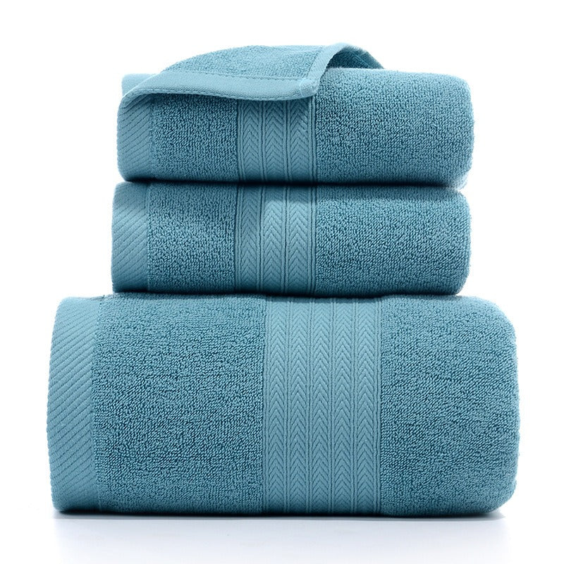 Towel Set Of Pure Cotton Towel Bath Towel Three-Piece Gift Set Xinjiang Cotton