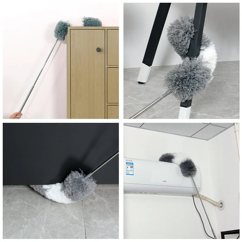 Duster Brush Microfiber Duster Extendable Gap Dust Tools Retractable Car Furniture Gap Cleaning Brush Household Cleaning Tools