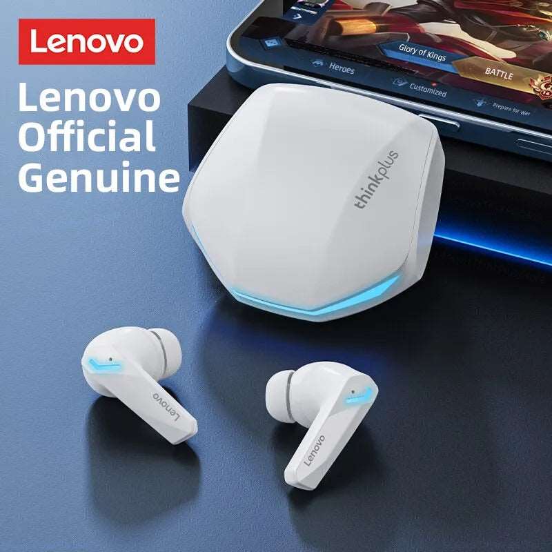 Lenovo GM2 Pro Bluetooth 5.3 Earphones Sports Headset Wireless In-Ear Gaming Low Latency Dual Mode Music Headphones New GM2 Pro White