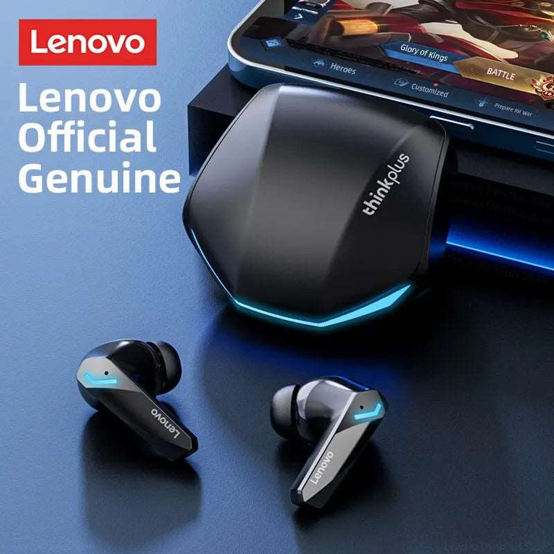 Lenovo GM2 Pro Bluetooth 5.3 Earphones Sports Headset Wireless In-Ear Gaming Low Latency Dual Mode Music Headphones New GM2 Pro Black