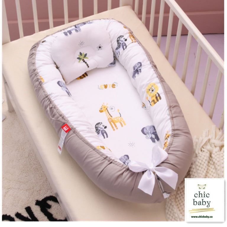 Baby Removable And Washable Bed Crib Portable Crib Travel Bed For Children Infant Kids Cotton Cradle O 50x85cm