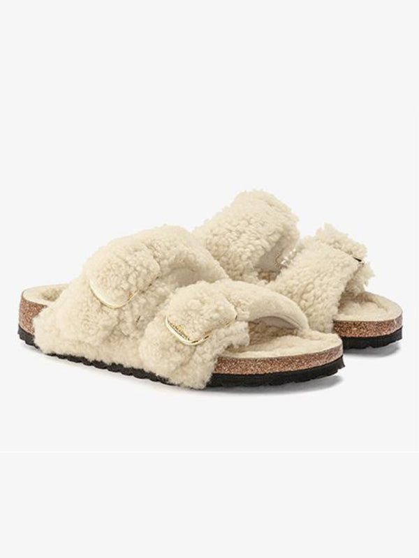 women's warm slippers cork sole Birkenstocks