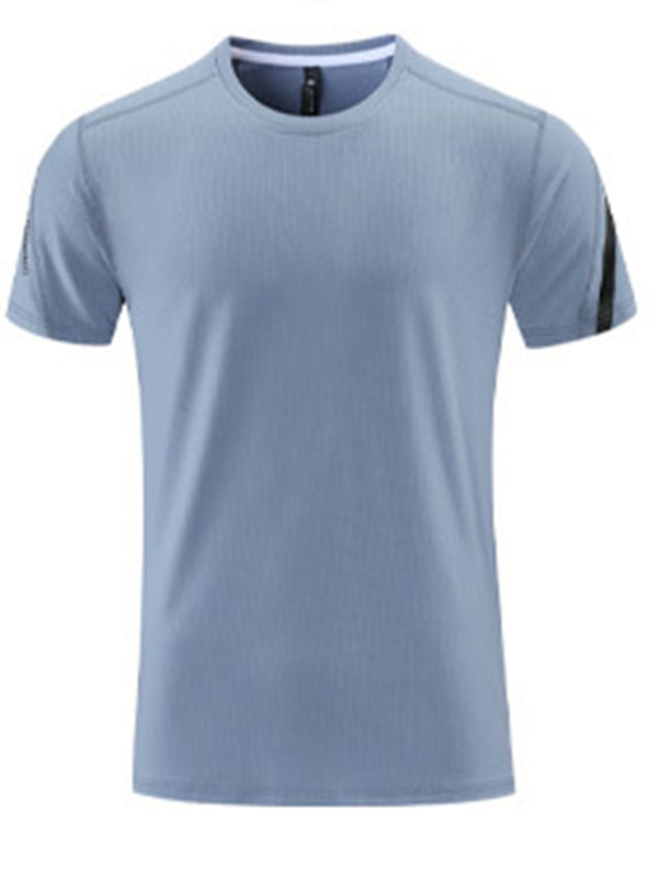 Men's loose, breathable and quick-drying sports t-shirt Blue